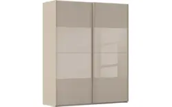 Goossens kledingkast finca combi glans mat glas bruin hoogwaardig meubelplaat - 8244429-{merk}-finca-combi-sts-bruin-schuifdeuren-02